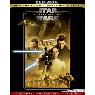 Episode 2 – Attack of the Clones 4K MA code only (47X0...)