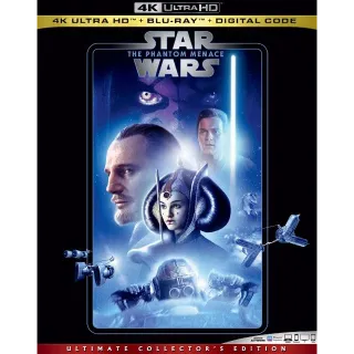 Episode 1 – The Phantom Menace 4K  MA code  (397C...)