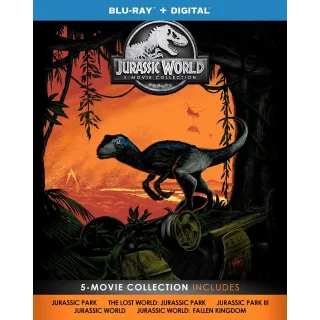 Jurassic World 5-Movie Collection HD (UDS8...)