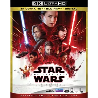 Star Wars: The Last Jedi  4K iTunes (MH4J...)
