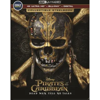 Pirates of the Caribbean: Dead Men Tell No Tales 4k MA code only (NUMH...)