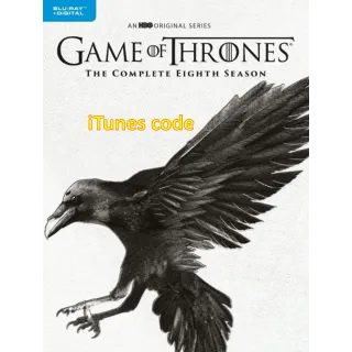 Game of Thrones: Season 8 HD iTunes code (ENYA...)