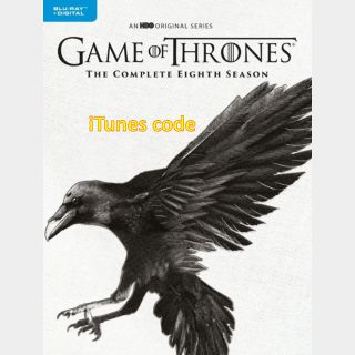 Game of Thrones: Season 8 HD iTunes code (FW3R...)