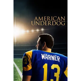 American Underdog (HD vudu)  or (4k iTunes) (C7SB...)