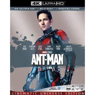 Ant-Man 4K MA code only  (SFP5...)