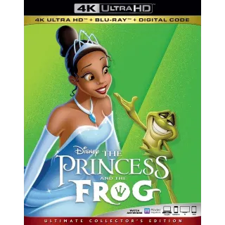 The Princess and the Frog MA 4k code only (AVML...)