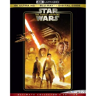 Star Wars: The Force Awakens 4K MA code only (49N2...)