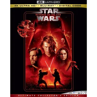 Star Wars: Episode 3 – Revenge of the Sith 4K MA code only (44S1...)