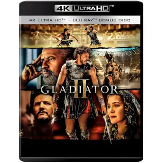 Gladiator II 4k vudu/iTunes 