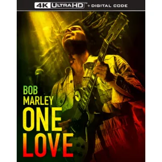 Bob Marley: One Love  4k vudu/iTunes  