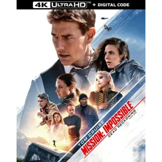 Mission: Impossible - Dead Reckoning Part One 4k vudu or iTunes (PJKL...)