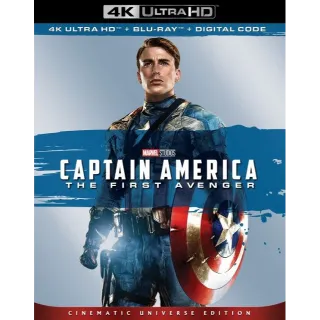 Captain America: The First Avenger (2011) 4k MA code only  (VN4P...)