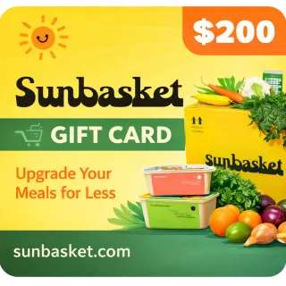 $200 SUNBASKET GIFT CARD