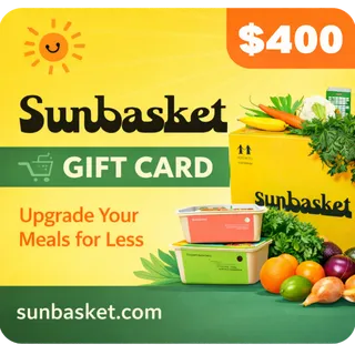 $400 SUNBASKET GIFT CARD