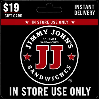 $19.00 Jimmy Johns Giftcard (In Store Use Only) [Instant Delivery]