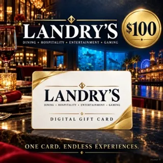 $100.00 Landrys Gift Card⚡️FLASH SALE ⚡️