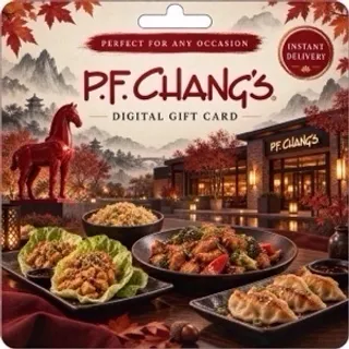 $50.00 P.F. Changs Gift Card⚡️FLASH SALE ⚡️