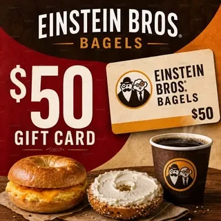 $50.00 Einstein Bros. Bagels Gift Card⚡️FLASH SALE ⚡️