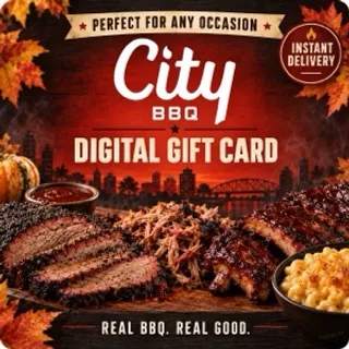 $50.00 City Barbecue Gift Card⚡️FLASH SALE ⚡️