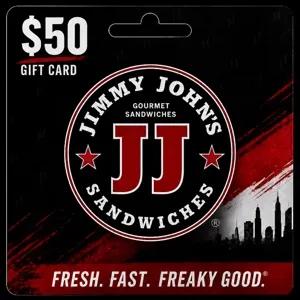 $50.00 (1x$50) Jimmy Johns Giftcard [Instant Delivery]