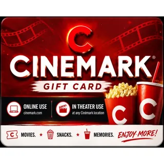 $20.00 Cinemark Gift Card | Use at Fandango or Cinemark [Instant Delivery]