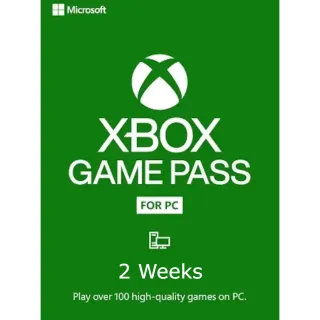 (PC) Game Pass 2 Weeks (14 days) (For New Accounts Only or if you have never had PC Game Pass Before.)