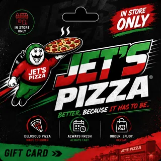 $40.00 Jets Pizza Giftcard (In Store Use Only) [Instant Delivery]