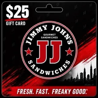 $25.00 Jimmy Johns Giftcard [Instant Delivery]