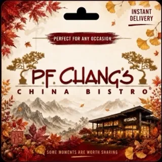 $50.00 P.F. Changs Gift Card⚡️FLASH SALE ⚡️