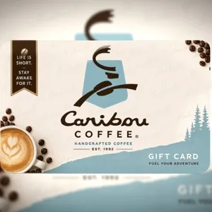 $25 Caribou Coffee Gift Card⚡️FLASH SALE ⚡️