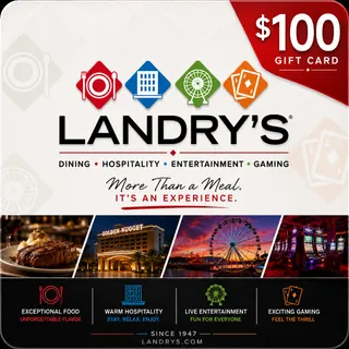 $100 Landrys Gift Card⚡️FLASH SALE ⚡️