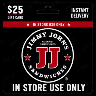 $25.00 Jimmy Johns Giftcard (In Store Use Only) [Instant Delivery]