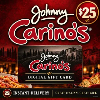 $25.00 Johnny Carinos Giftcard [Instant Delivery]