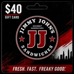 $40.00 (1x$40) Jimmy Johns Giftcard [Instant Delivery]