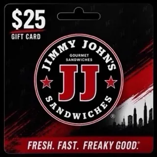 $25.00 Jimmy Johns Giftcard [Instant Delivery]