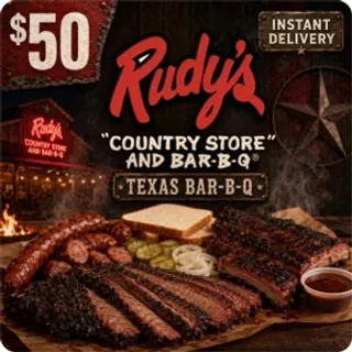 $100.00 Rudy BBQ Gift Card⚡️FLASH SALE ⚡️