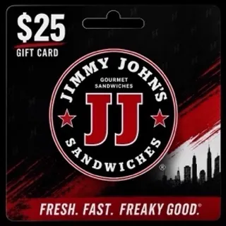 $25.00 Jimmy Johns Giftcard [Instant Delivery]