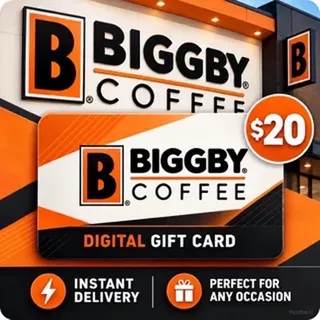 $20.00 Biggby Coffee [Instant Delivery]