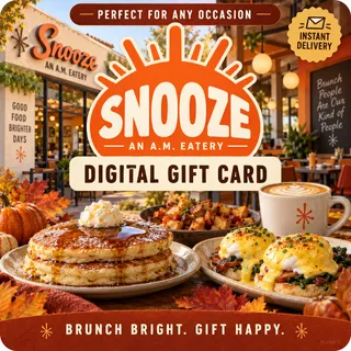 $50.00 Snooze A.M. Eatery [Instant Delivery]