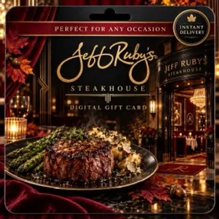 $100.00 Jeff Ruby Gift Card⚡️FLASH SALE ⚡️