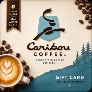$50.00 Caribou Coffee Gift Card⚡️FLASH SALE ⚡️