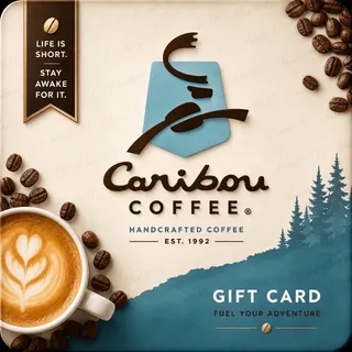 $50.00 Caribou Coffee Gift Card⚡️FLASH SALE ⚡️