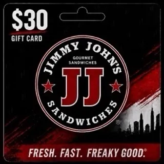 $30.00 Jimmy Johns Giftcard [Instant Delivery]