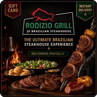 $100.00 Rodizio Grill Gift Card⚡️FLASH SALE ⚡️