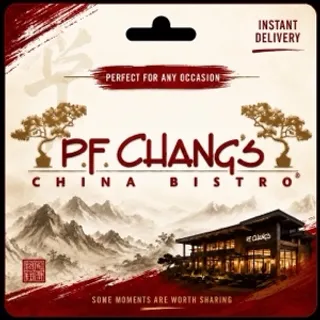 $25.00 P.F. Changs Gift Card⚡️FLASH SALE ⚡️