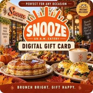 $50.00 Snooze A.M. Eatery [Instant Delivery]