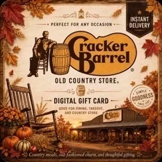 $60.00 Cracker Barrel Gift Card⚡️FLASH SALE ⚡️