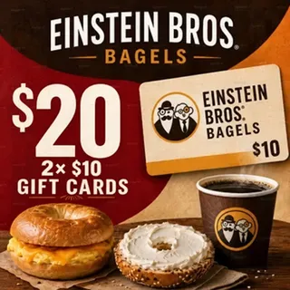 $20.00 Einstein Bros. Bagels Gift Card⚡️FLASH SALE ⚡️