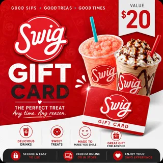 $20.00 Swig Gift Card⚡️FLASH SALE ⚡️