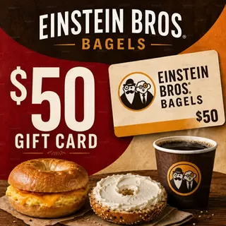 $50.00 Einstein Bros. Bagels Gift Card⚡️FLASH SALE ⚡️